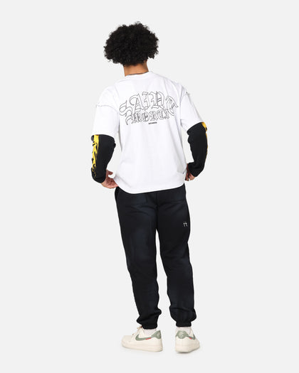 Saint Morta La Flame Long Sleeve T-Shirt White/Black