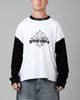 Loiter Biome Waffle Long Sleeve T-Shirt White/Black