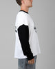 Loiter Biome Waffle Long Sleeve T-Shirt White/Black