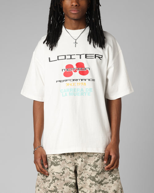 Loiter Performance Premium T-Shirt Off White