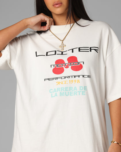 Loiter Performance Premium T-Shirt Off White