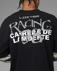 Loiter Performance Layered Long Sleeve T-Shirt Black