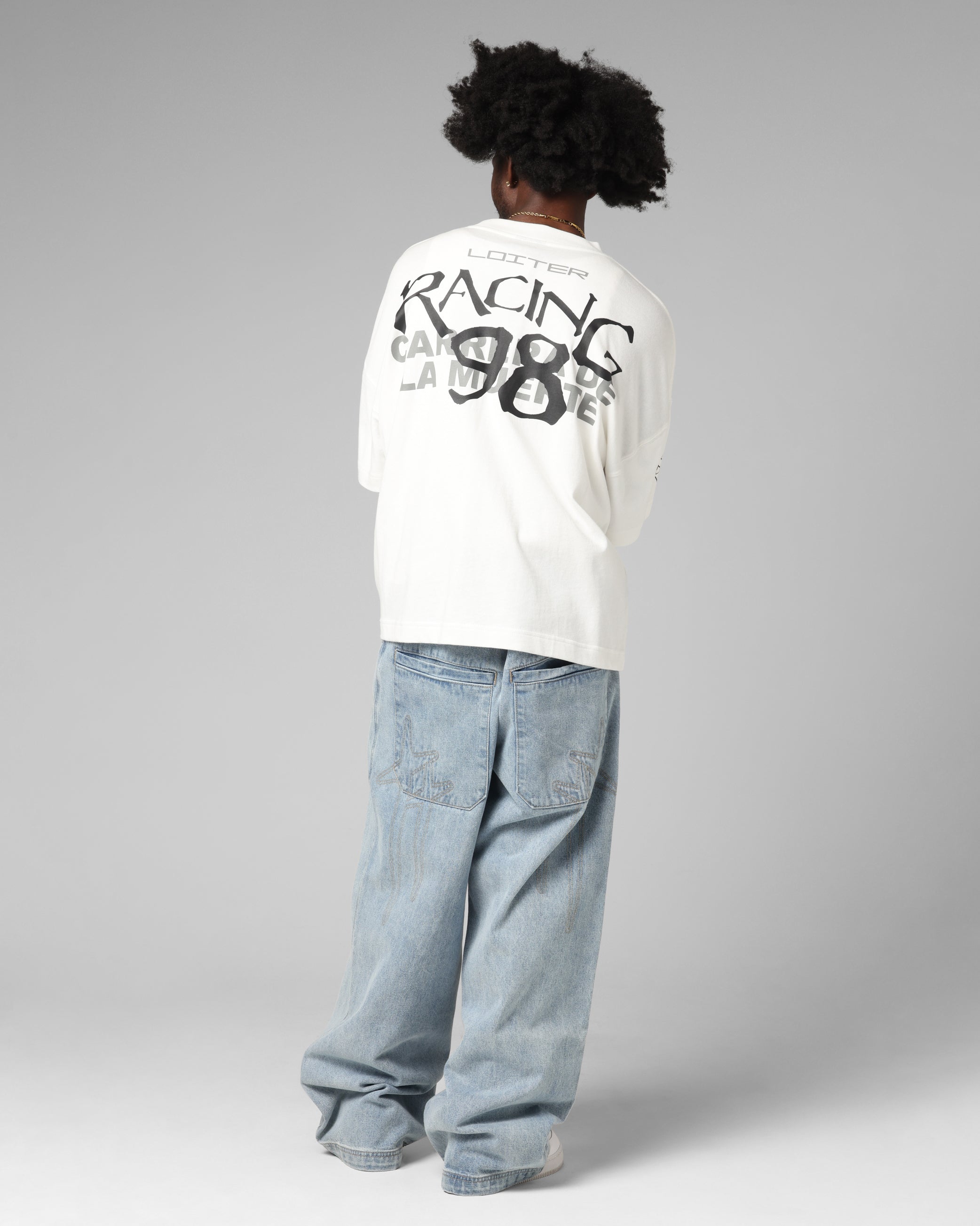 Loiter Performance Layered Long Sleeve T-Shirt Off White | Culture