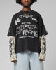 Loiter Performance Layered Long Sleeve T-Shirt Vintage Black