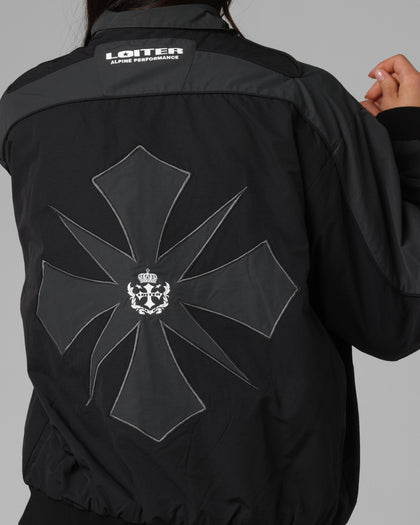 Loiter Club Classic Track Jacket Black