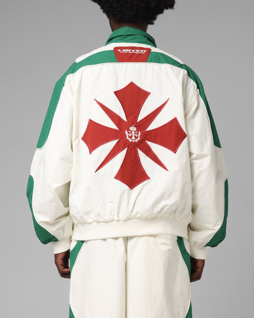 Loiter Club Classic Track Jacket White/Green