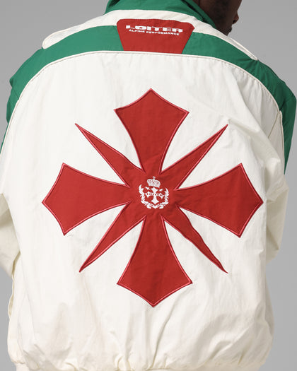 Loiter Club Classic Track Jacket White/Green