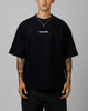 Loiter Script Boxy T-Shirt Black