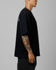 Loiter Script Boxy T-Shirt Black