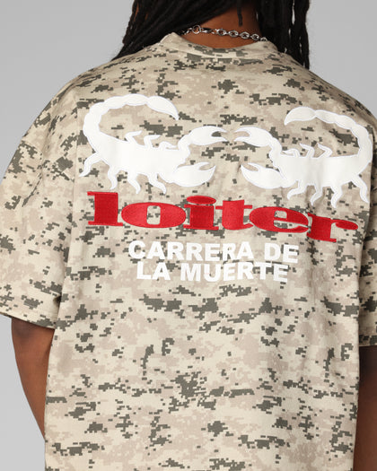 Loiter Bullrush Premium T-Shirt Digi Camo