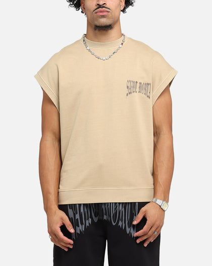 Saint Morta Vill Park Cut Off Sweater Pigment Stone