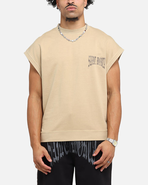 Saint Morta Vill Park Cut Off Sweater Pigment Stone