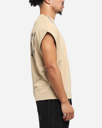 Saint Morta Vill Park Cut Off Sweater Pigment Stone