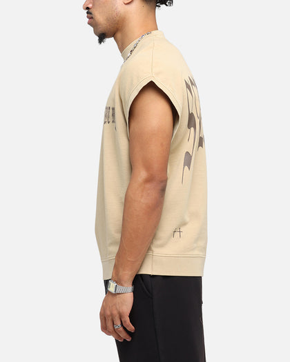 Saint Morta Vill Park Cut Off Sweater Pigment Stone