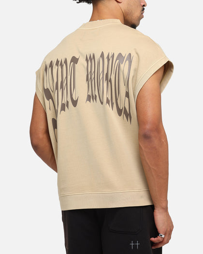 Saint Morta Vill Park Cut Off Sweater Pigment Stone