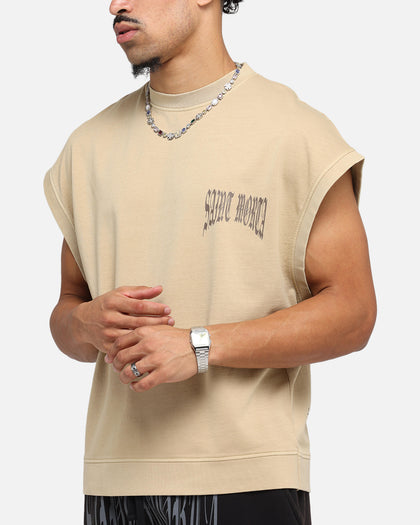 Saint Morta Vill Park Cut Off Sweater Pigment Stone