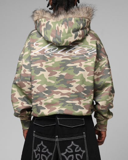 Loiter Purity Zip Hoodie Camo