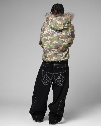 Loiter Purity Zip Hoodie Camo