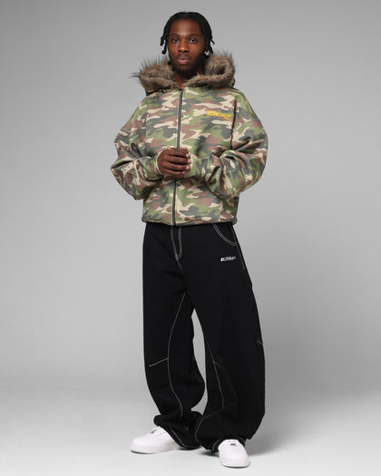 Loiter Purity Zip Hoodie Camo