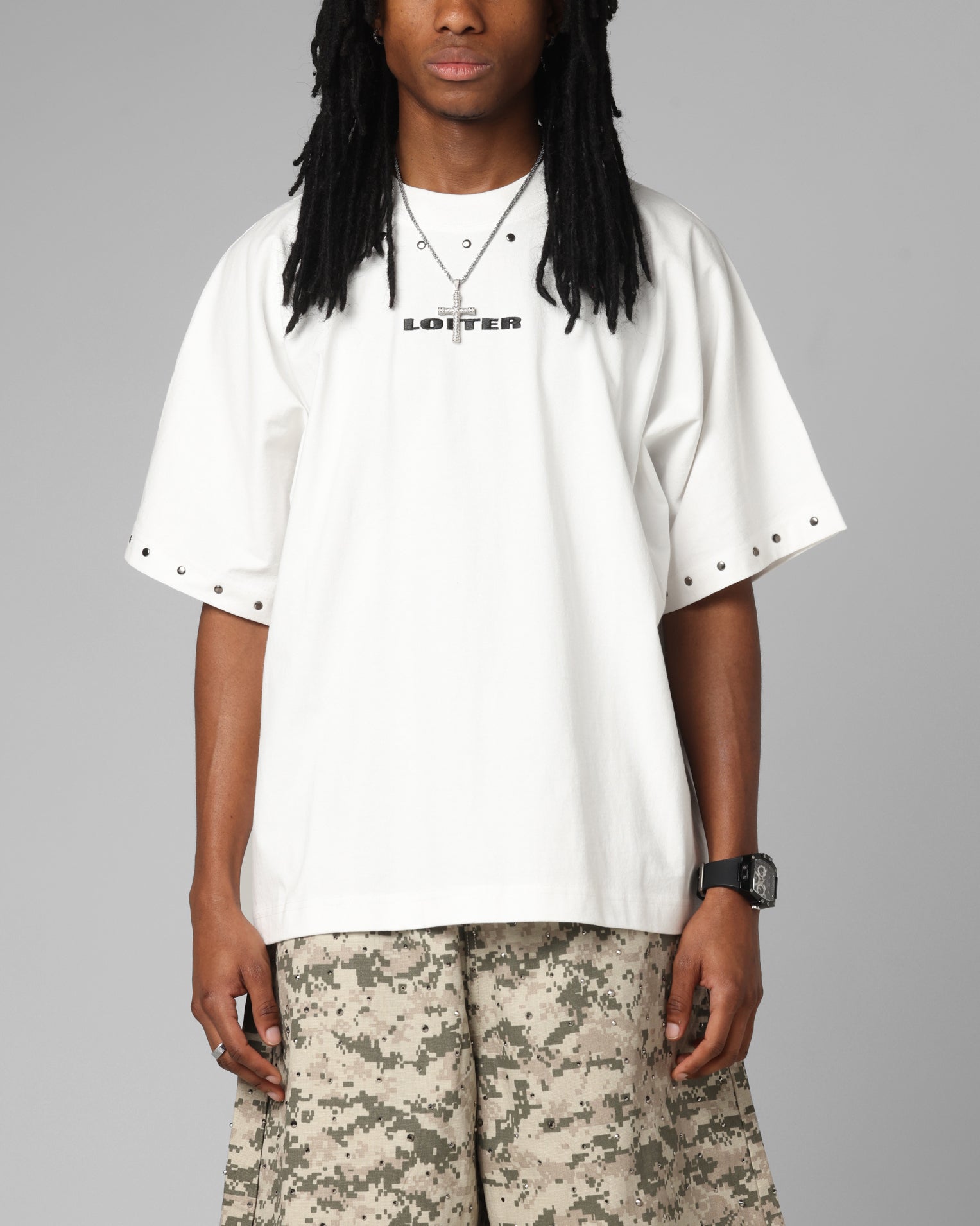 Loiter Opaque Boxy T-Shirt Off White | Culture Kings US