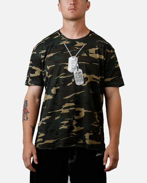 Culture Kings X WWE John Cena Ruthless Aggression Vintage T-Shirt Woodland Camo