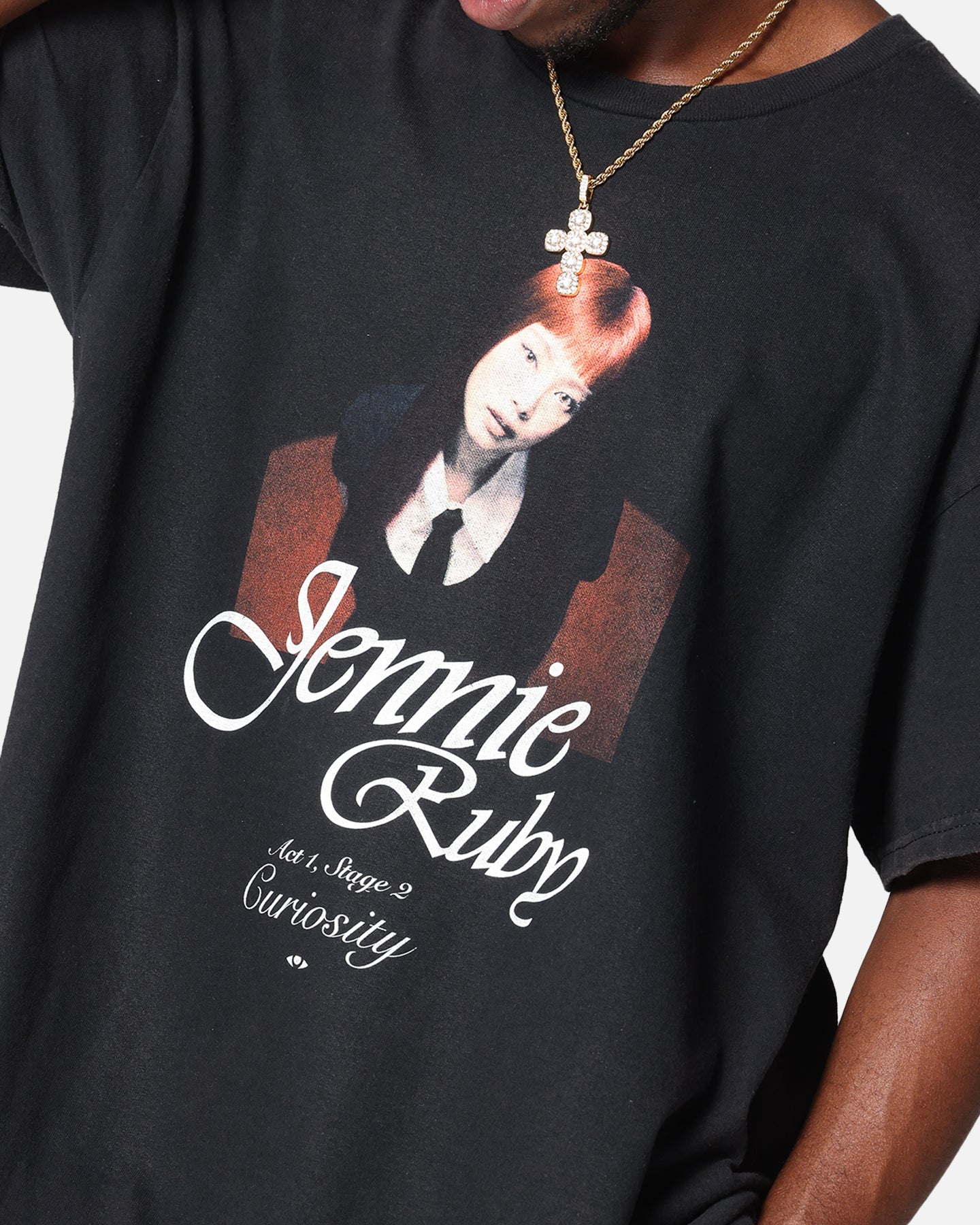 Jennie Ruby Curiosity T-Shirt Black Vintage | Culture Kings US