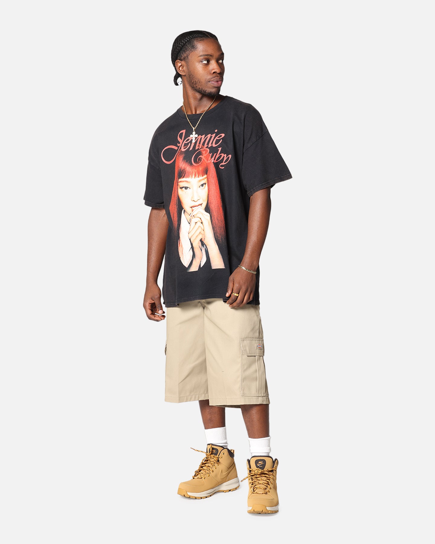 Jennie Ruby Nail Bite T-Shirt Black Vintage | Culture Kings US