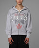 Loiter Drop Out Zip Hoodie Grey