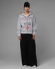 Loiter Drop Out Zip Hoodie Grey