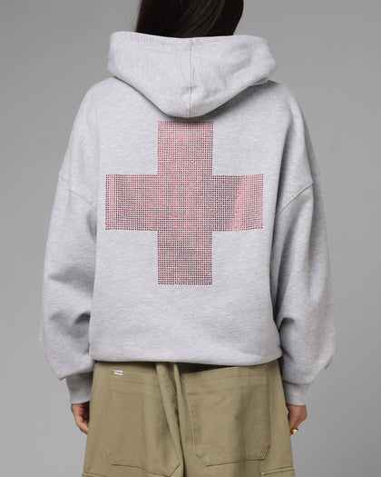 Loiter Drop Out Zip Hoodie Grey