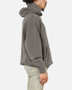 Saint Morta Studios Logo Boxy Hoodie Washed Black