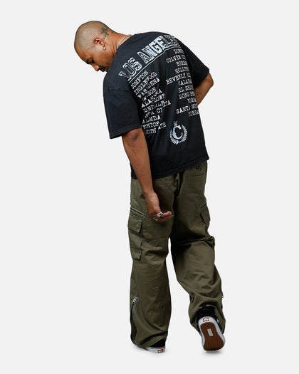 Culture Kings CK Los Angeles Vintage T-Shirt Black