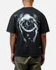 Culture Kings CK Orb Vintage T-Shirt Black Acidwash