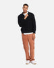 XXIII 3/4 Zip College Jumper Black