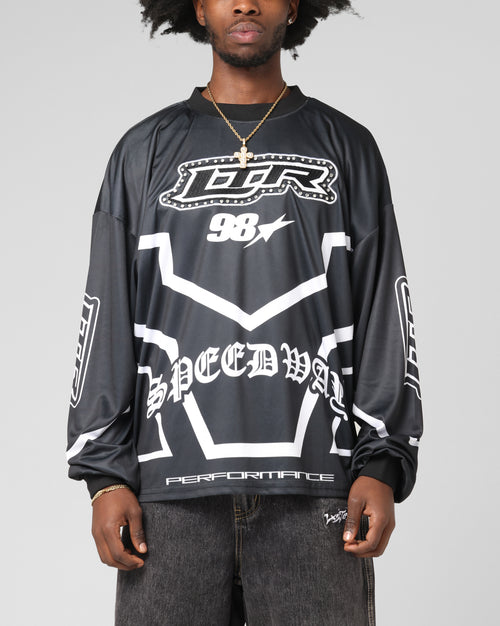 Loiter Thrill Racing Long Sleeve T-Shirt Black
