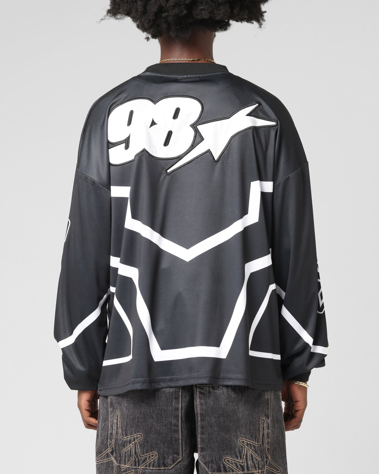 Loiter Thrill Racing Long Sleeve T-Shirt Black | Culture Kings US