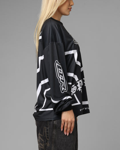 Loiter Thrill Racing Long Sleeve T-Shirt Black