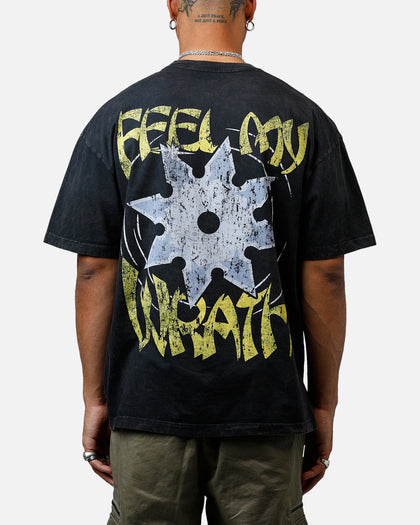 73Studio x South Park Lets Fighting Love Heavyweight T-Shirt Black Acidwash