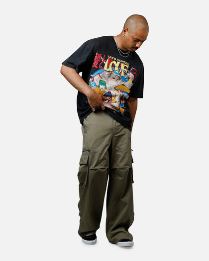 73Studio x South Park Lets Fighting Love Heavyweight T-Shirt Black Acidwash