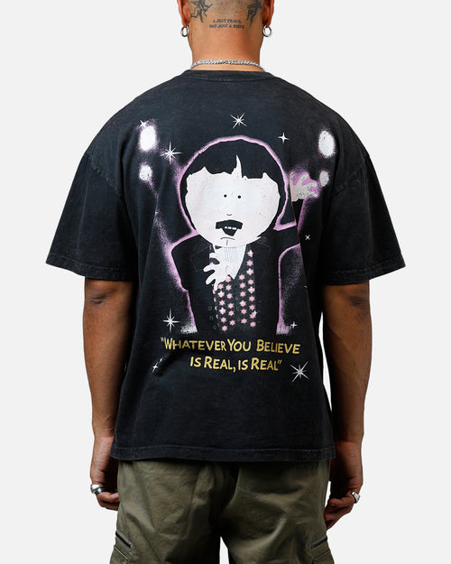 73Studio x South Park The Amazing Randy Heavyweight T-Shirt Black Acidwash