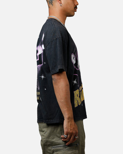 73Studio x South Park The Amazing Randy Heavyweight T-Shirt Black Acidwash