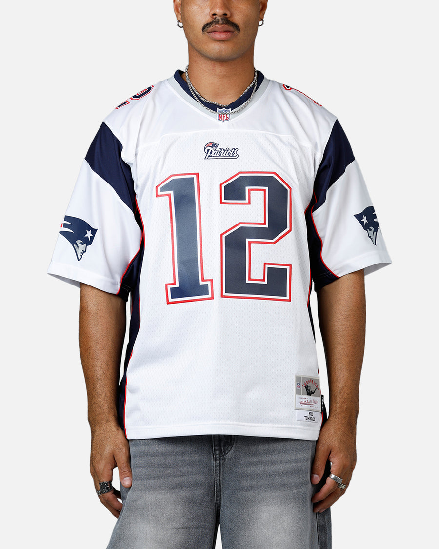 new england patriots jersey dress Mitchell & Ness New England Patriots Tom Brady #12 2000 Road Jersey Wh