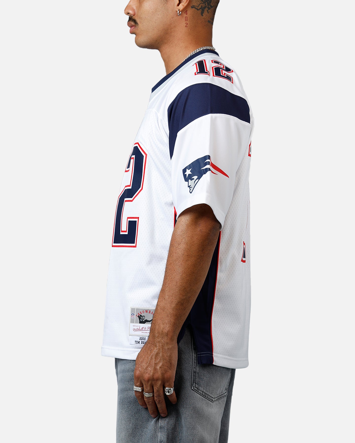 Mitchell & Ness New England Patriots Tom Brady #12 2000 Road