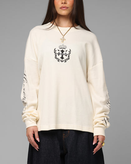 Loiter Purity Thermal Long Sleeve T-Shirt Off White