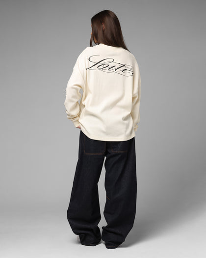 Loiter Purity Thermal Long Sleeve T-Shirt Off White