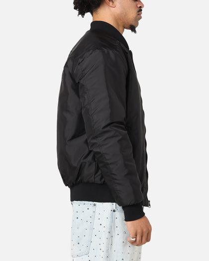 Saint Morta Gothic Noir Bomber Jacket Black