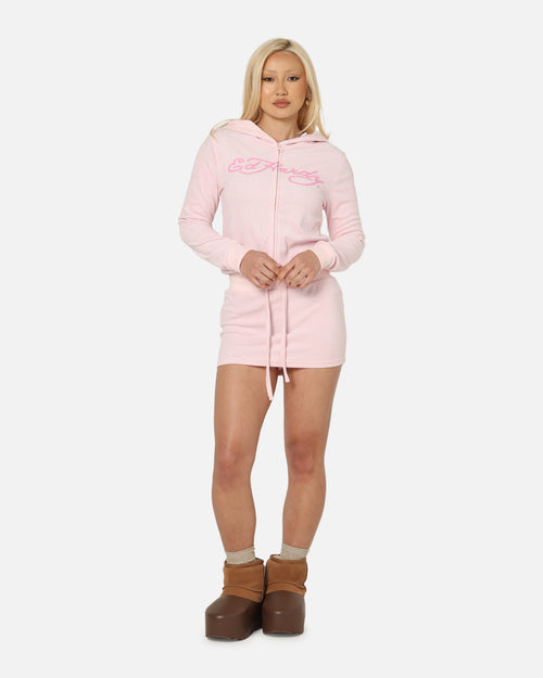 Ed Hardy Women's Lounge Hoodie Pink