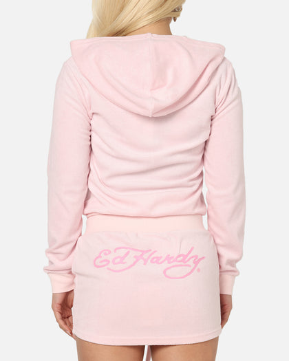 Ed Hardy Women's Lounge Hoodie Pink