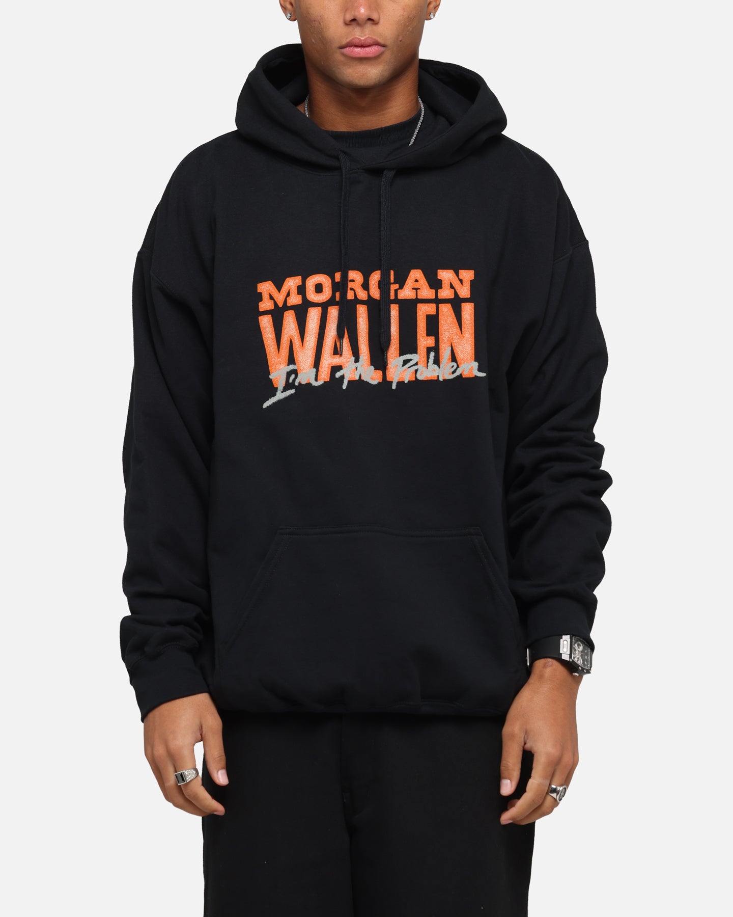 Morgan Heritage Talk Dem Ah Talk 7インチ Morgan Wallen Morgan Tennessee Hoodie Washed Black | Culture Kings US
