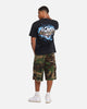 73Studio X DC Batman Arkham Asylum Vintage T-Shirt Black Acidwash